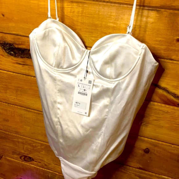 Corset satin bodysuit Zara - Picture 5 of 5